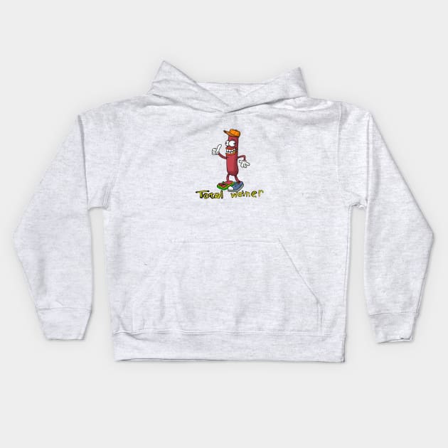 Total wiener Kids Hoodie by wolfmanjaq